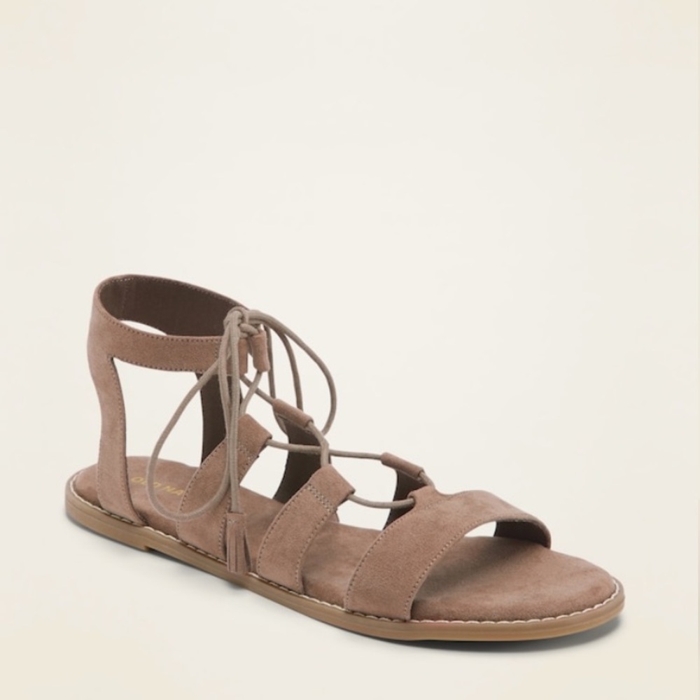 Lace-Up Gladiator Sandals
